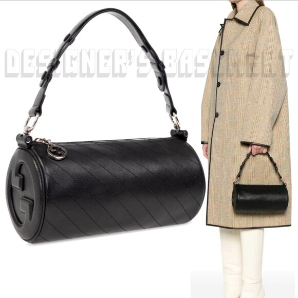 EUC Gucci Black Cylinder Shoulder Bag - Picture 10 of 11